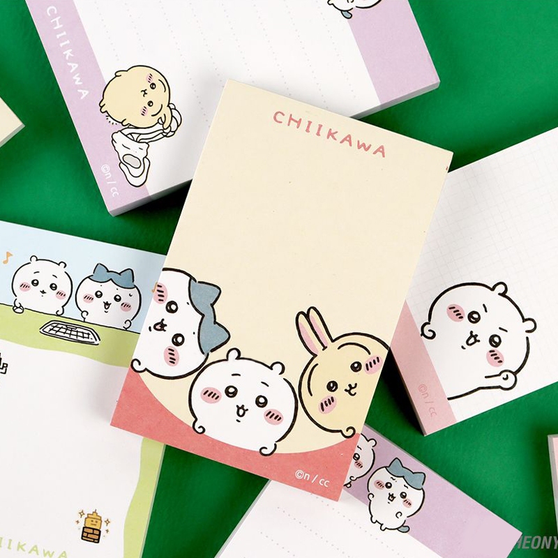 Chiikawa 100sheets Memo Pad Notes Note Pad Cute Korean stationery ...