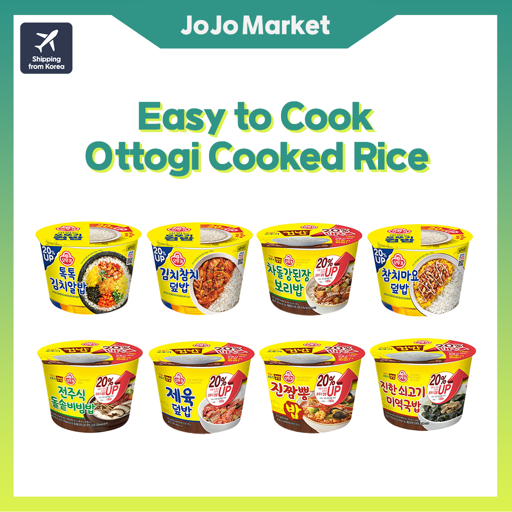 [Easy to cook] Ottogi Cooked Rice 15 flavors / Shipping from Korea ...