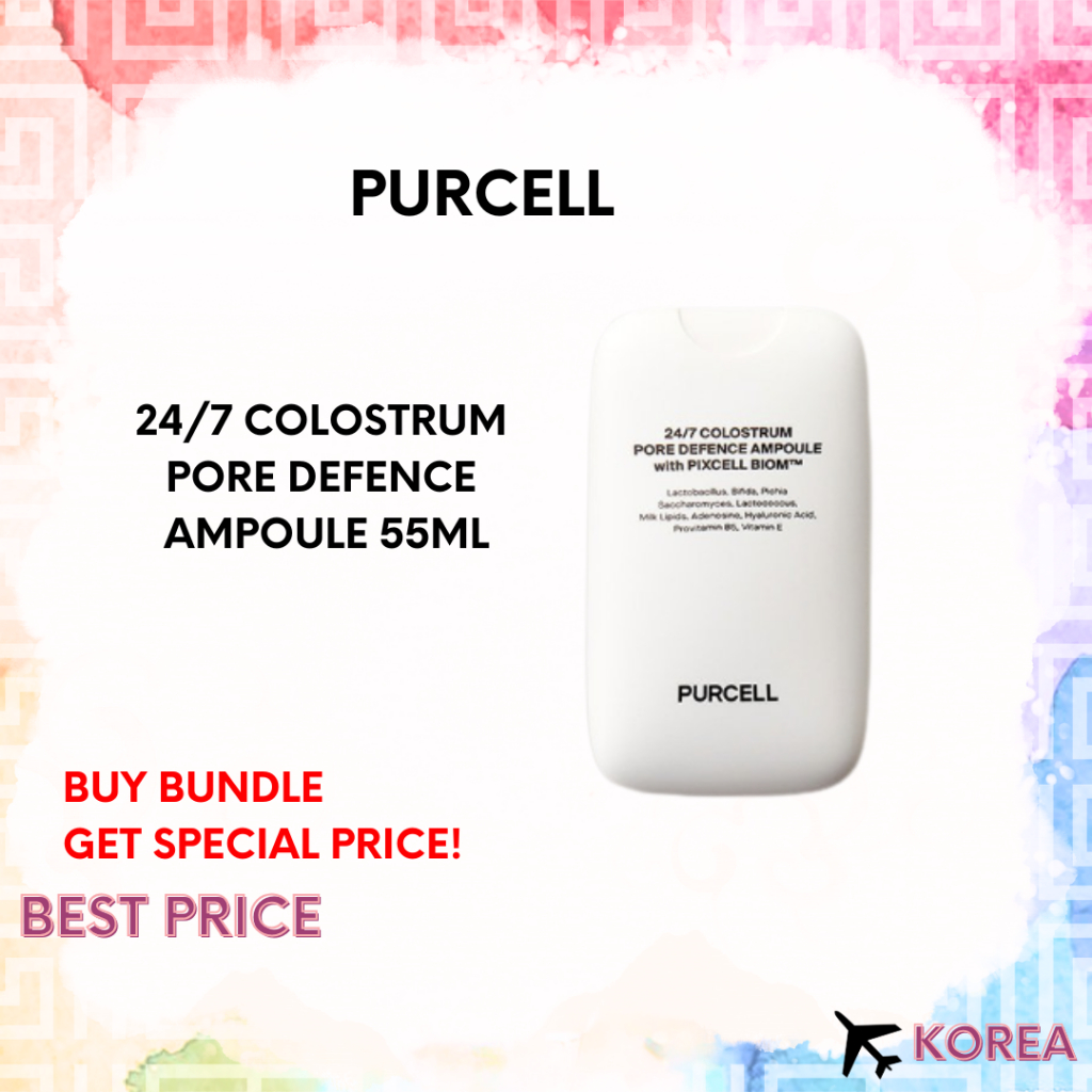 PURCELL 24/7 COLOSTRUM PORE DEFENCE AMPOULE Spray 55ml with PIXCELL ...
