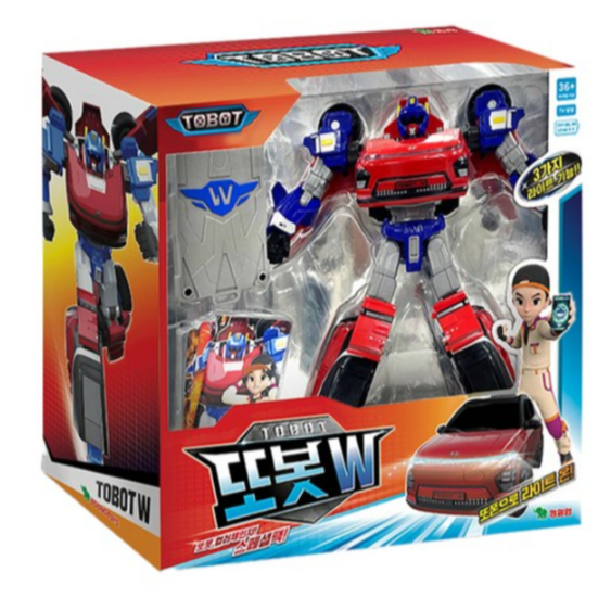 [TOBOT] TOBOT W CRIMSON SPECIAL PACK, Big Size, Transforming Robot ...
