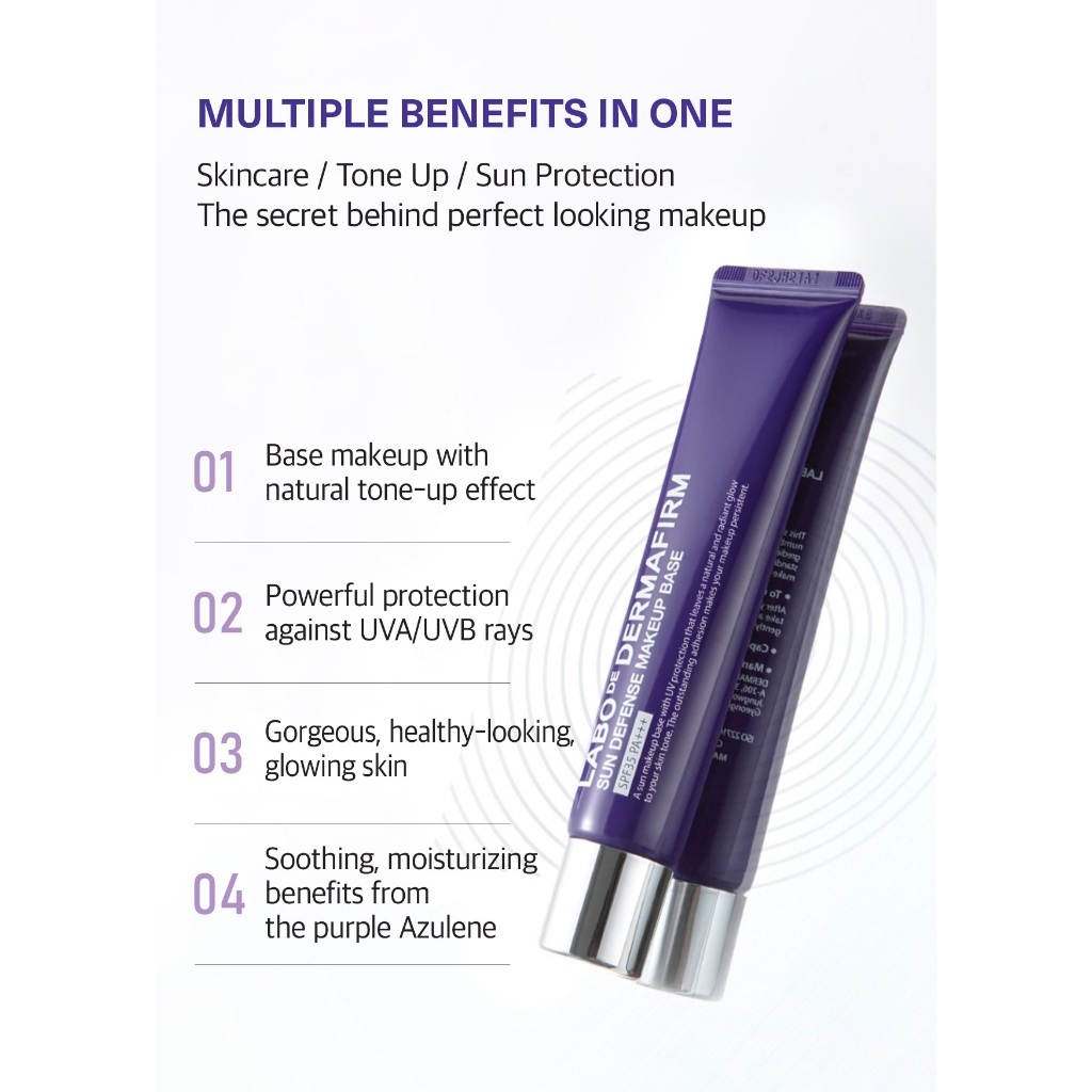 DERMAFIRM Sun Defense Makeup Base R4 40g (SPF34+ PA+++) | Shopee Malaysia
