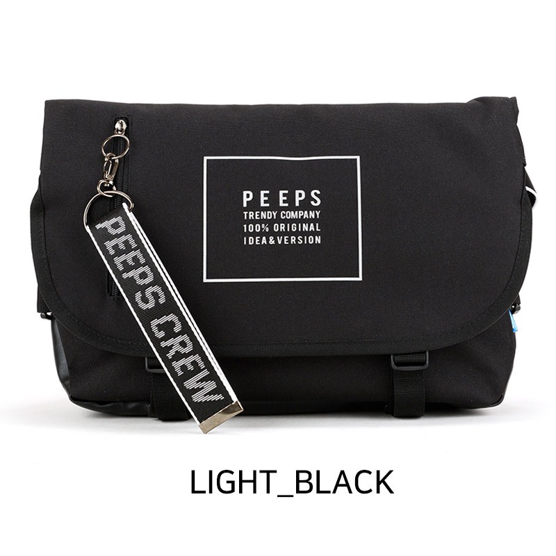 ★22-23FW新作★PEEPS★Vibe messenger bag PEEPS] Essential Messenger Bag(Light Edit_4 Color) | Shopee