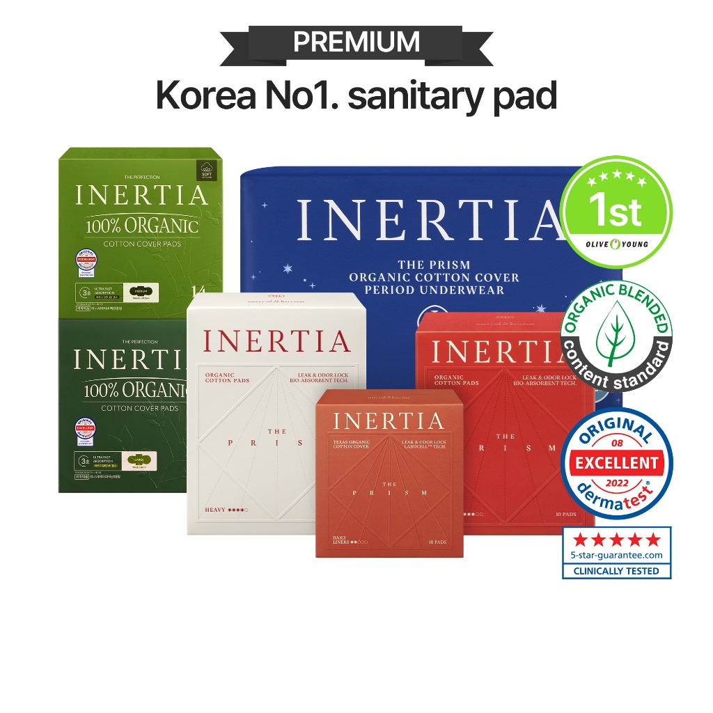 Inertia Sanitary pads Prism, Perfection, Pantyliner, Overnight | Shopee ...