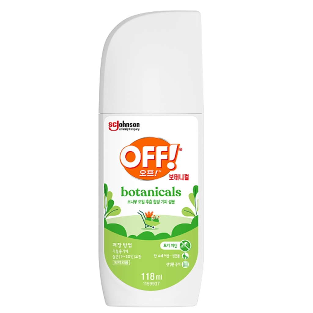SC Johnson Off Botanical Mosquito Repellent 118ml PlantBased, Safe
