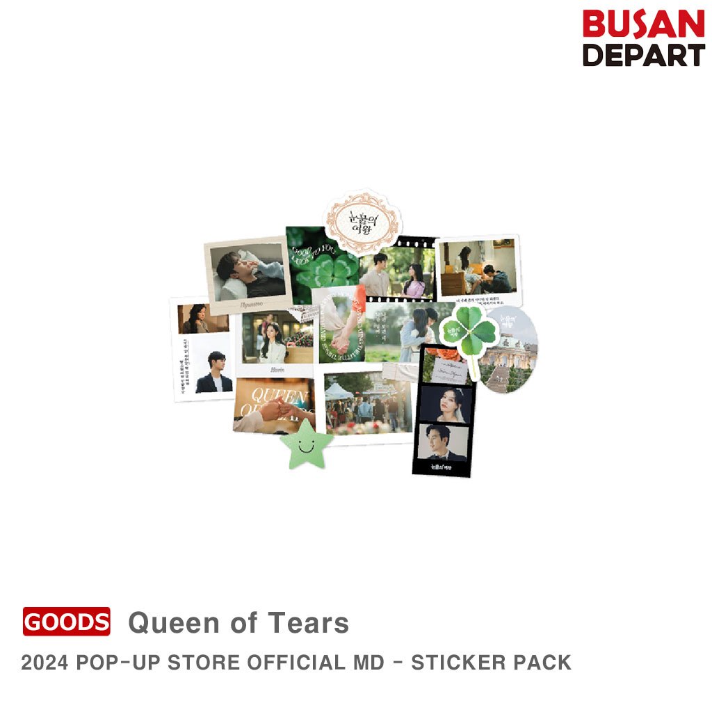 [STICKER PACK]Queen of Tears 2024 POPUP STORE OFFICIAL MD Shopee