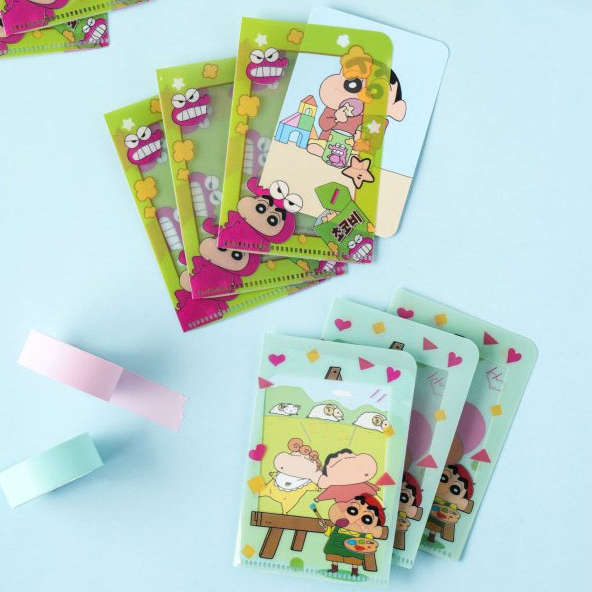 [Daiso Korea] Shin Chan Photo L Holder (6 Pcs) 2 Design | Shopee Malaysia