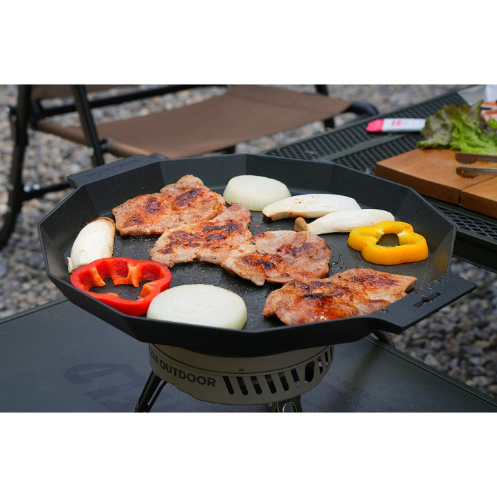 [KZM] Premium pot griddle | Camping potgriddle | Korea pot griddle ...