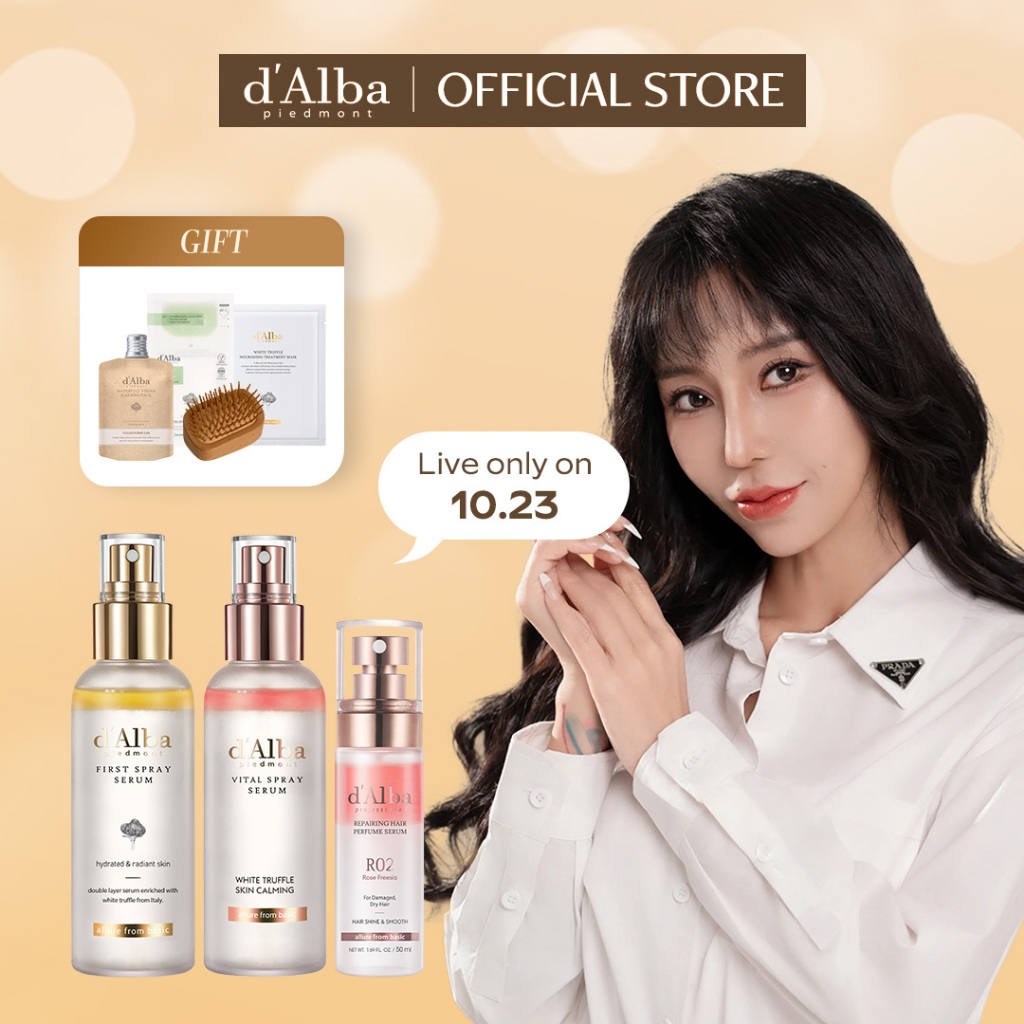 d'Alba X Leng Yein d'Alba Best Trio Spray Set (First Spray Serum 100ml