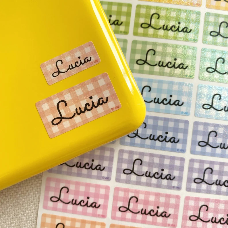 School name labels | Name label stickers | Personalized kids labels ...