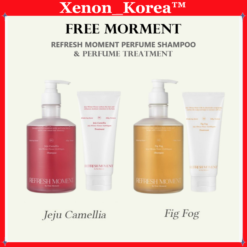 FREE MOMENT Refresh Moment Perfume Shampoo 500ml (Jeju Camellia/Fig Fog