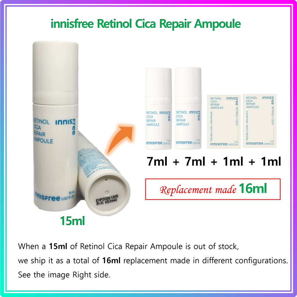 [SAMPLE] innisfree Retinol Cica Repair Ampoule 15ml #52 | Shopee Malaysia