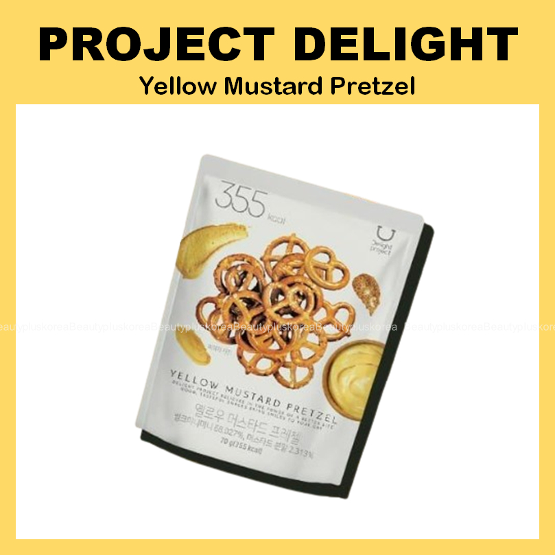 [Project Delight] Yellow Mustard Pretzel Olive Young Snack | Shopee ...