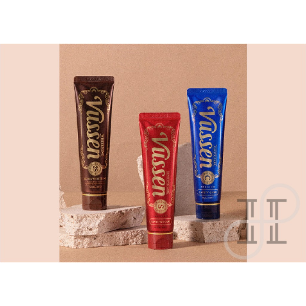 🇰🇷 [Vussen] Toothpaste (Sensitive, Cavity care, 28 whitening) 120g, 80g ...