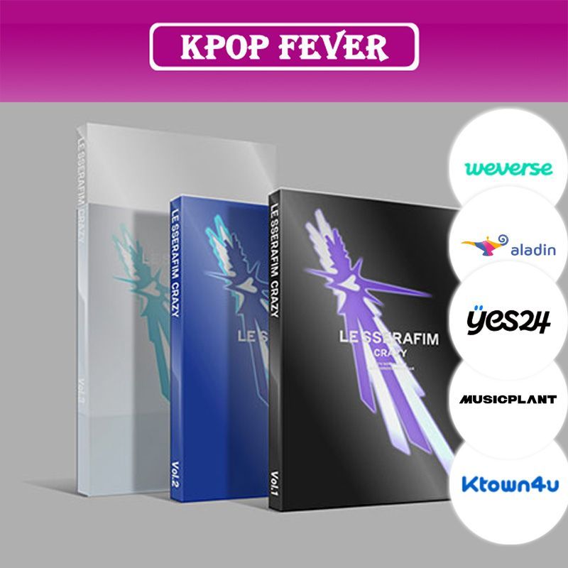 LE SSERAFIM - [CRAZY] 4th Mini Album ( Random ver ) | Shopee Malaysia