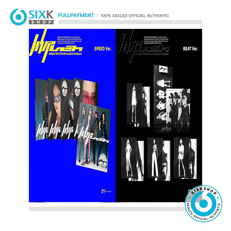 (SPEED/BEAT ver) AESPA 5th Mini Album [Whiplash] | Shopee Malaysia