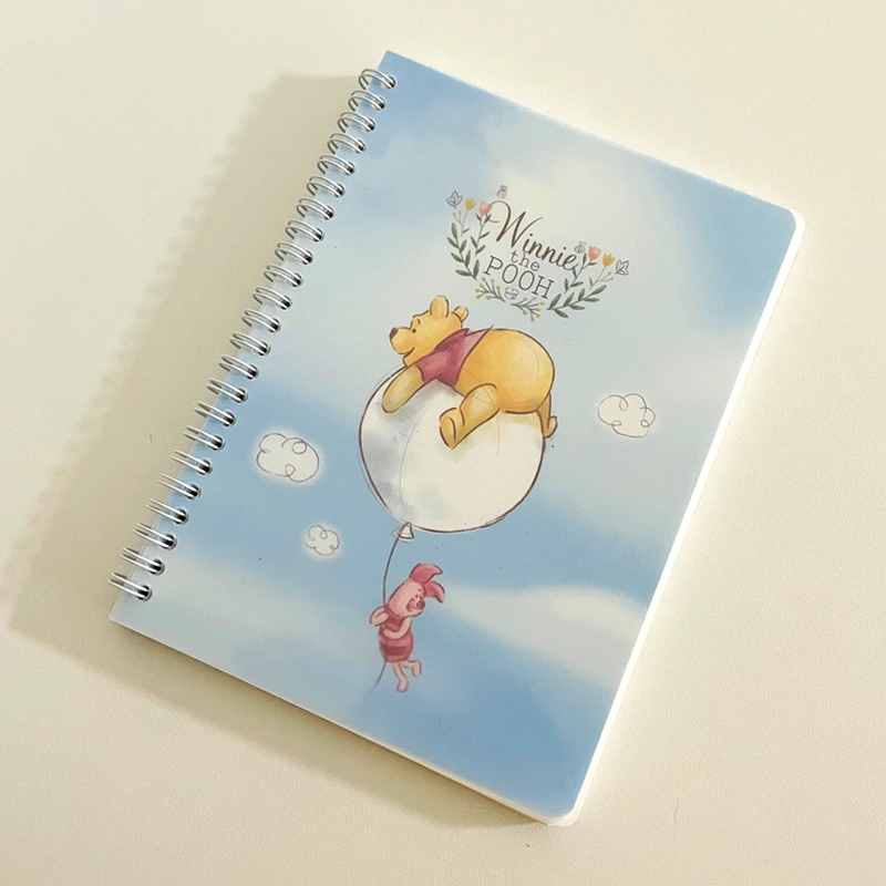 Disney Winnie the Pooh A5 Spiral Lined Notebook PP Cover Cute Korean ...