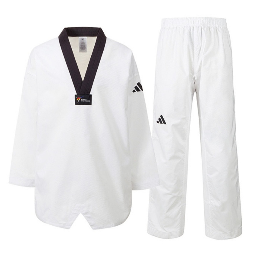 Sending from Korea Original Adidas 2024 New Logo Adidas Fighter Taekwondo Dan Uniform Dobok