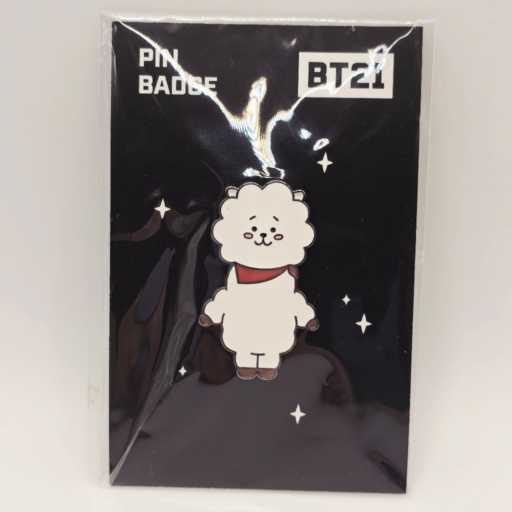 [Official] BT21 RJ Pin Badge – LINE FRIENDS Licensed BTS Character ...