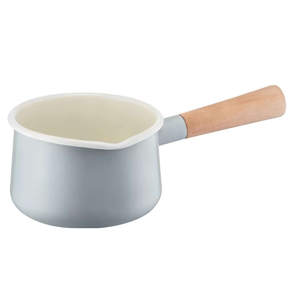 [Lock&Lock] Induction Suit Mellow IH Enamel Milk Pan | Shopee Malaysia