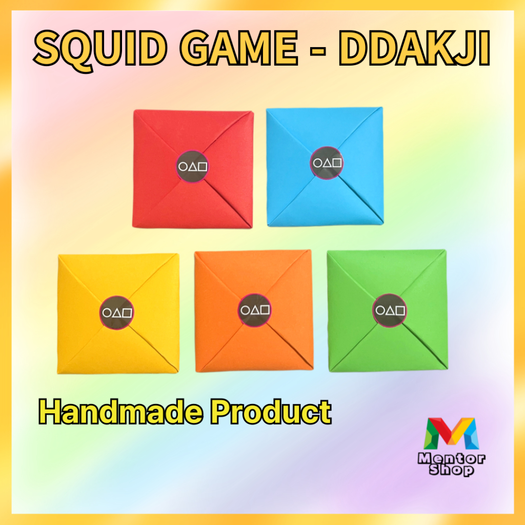 Squid Game Ddakji(Traditional Korean Game) | Shopee Malaysia