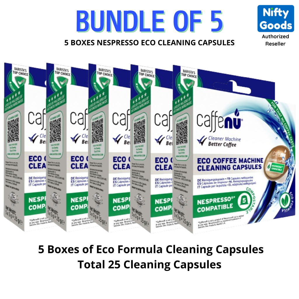 Nespresso capsule cleaner Caffenu (Bundle of 5 Boxes) | Shopee Malaysia