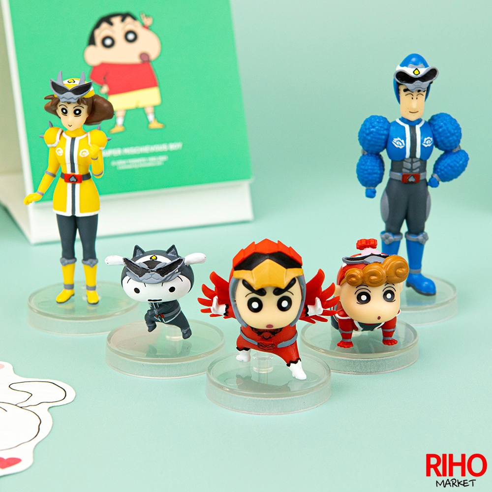 Korea Crayon Shin-chan Super Team Series Doll Blind Box Little New Doll ...