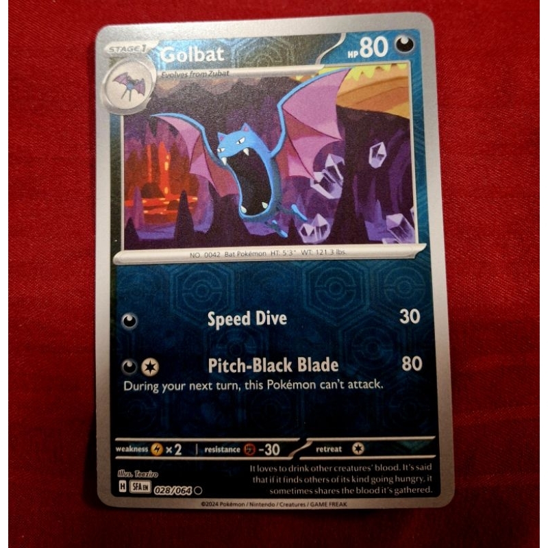 Pokemon Golbat Card - Generations Set Reverse Holo #31/83, Psychic Type, Uncommon Trading Card