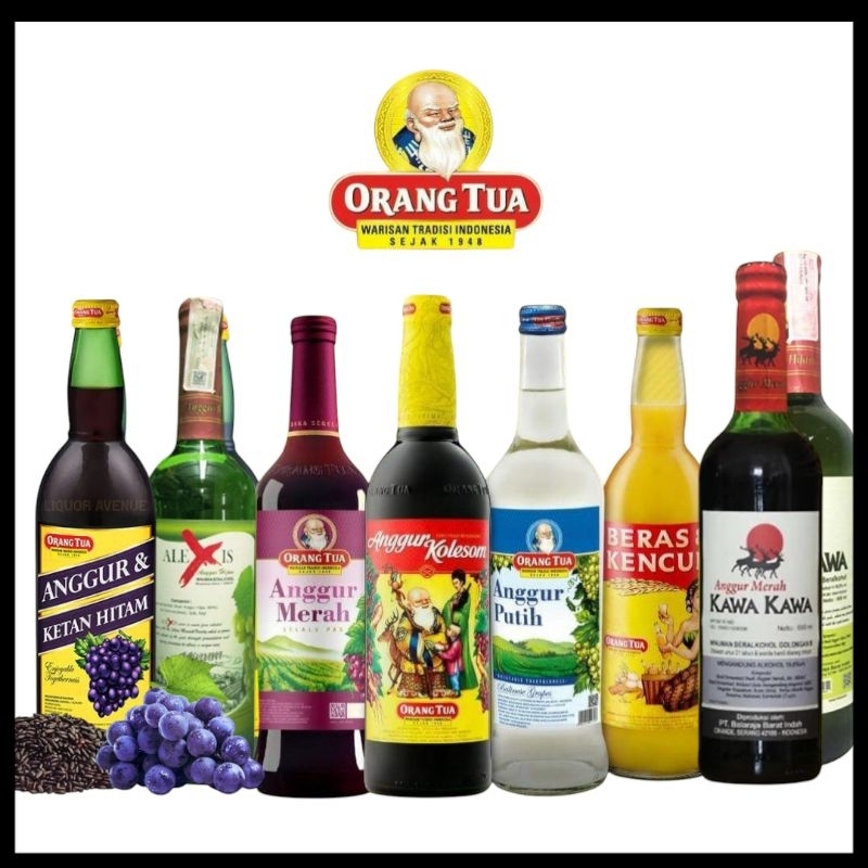 Minuman Anggur Cap Orang tua Berbagai Varian Rasa. | Shopee Malaysia