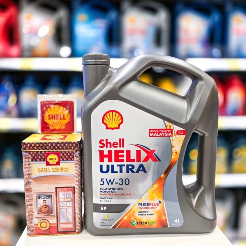 Shell Helix Ultra 5W-30 4L (SIRIM Certified) + FREE Gift | Shopee Malaysia