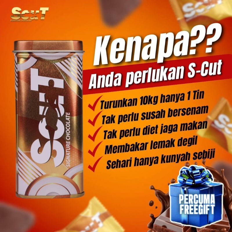 Scut Original | Gula-Gula Kurus Berkesan Perisa Coklat | Scut Original ...