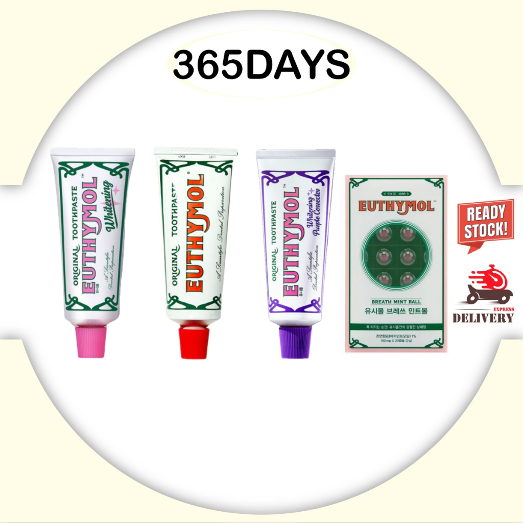 EUTHYMOL Toothpaste 106g [ 3 Types ] / Mint Ball (20pcs) | Shopee Malaysia