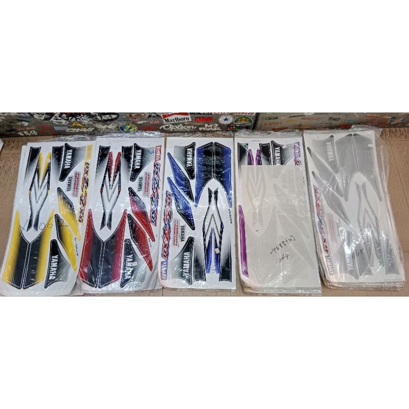 Yamaha Rxz Catalyzer frist model 2004 (10) Body sticker | Shopee Malaysia