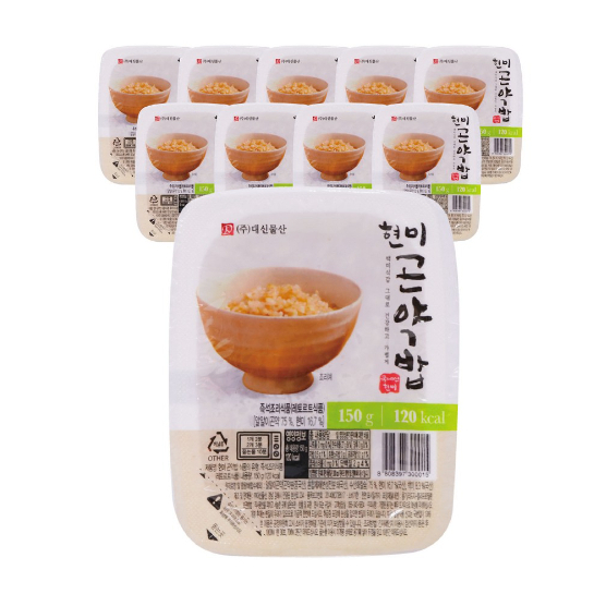 [DAESHIN] Brown Rice Konjac Rice, Instant Rice, 1 Packet 120 Calories ...