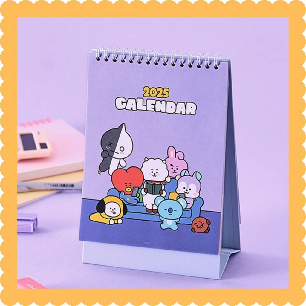 bts character bt21 basic 2025 calendar Shopee Malaysia