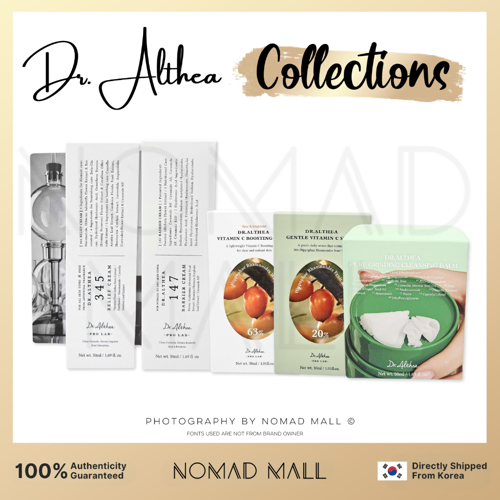 [DR. ALTHEA ] 345 Relief Cream, 147 Barrier Cream, Pure Grinding ...