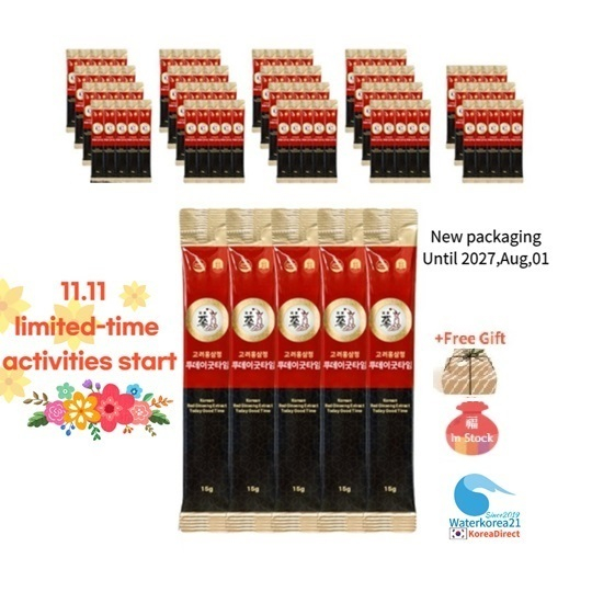 Korean red ginseng today goodtime red ginsengConcentrate 15gx30stick ...