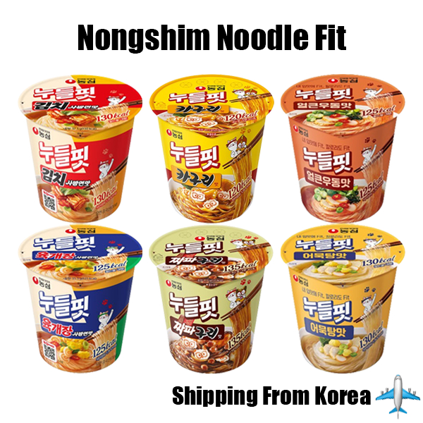 [Nongshim] Noodle Fit Low Calorie Diet Ramen Korean Ramyun｜Yukgaejang