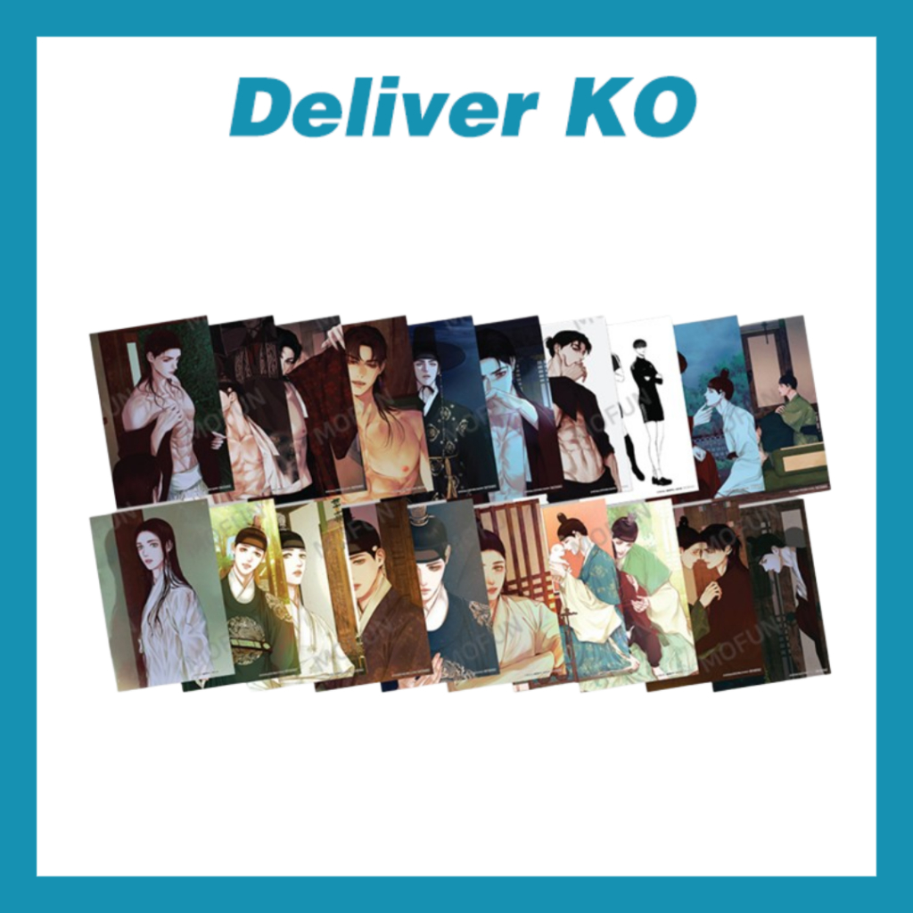 [Official Merch] Lezhin Bomtoon illustration Postcard Set | Shopee Malaysia