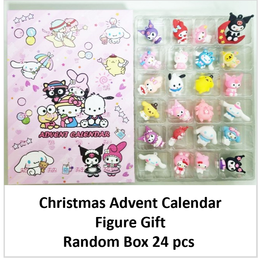 CHRISTMAS GIFT Advent Calendar Figure Random Box 24 pcs | Shopee Malaysia