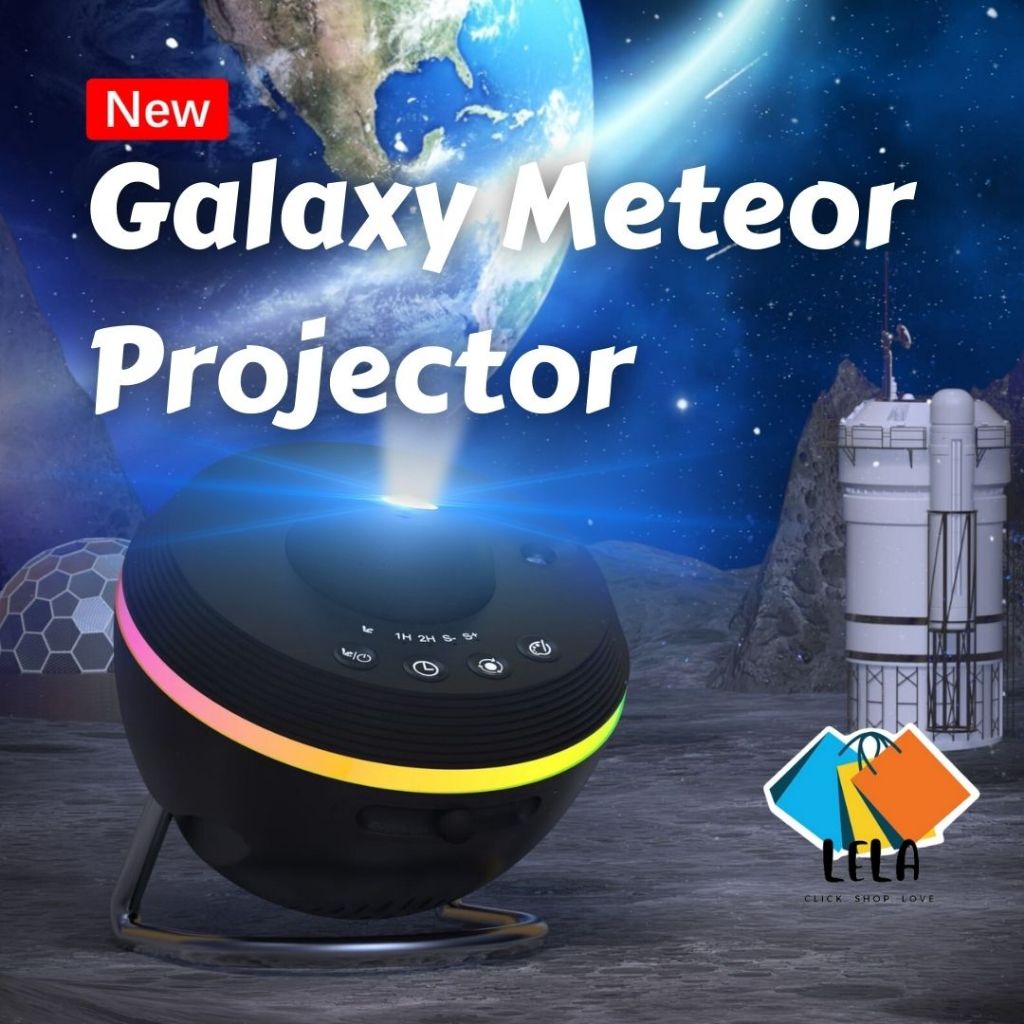 【LELA SG】4k RGB Galaxy Meteor Projector Milky Way Projector Light ...