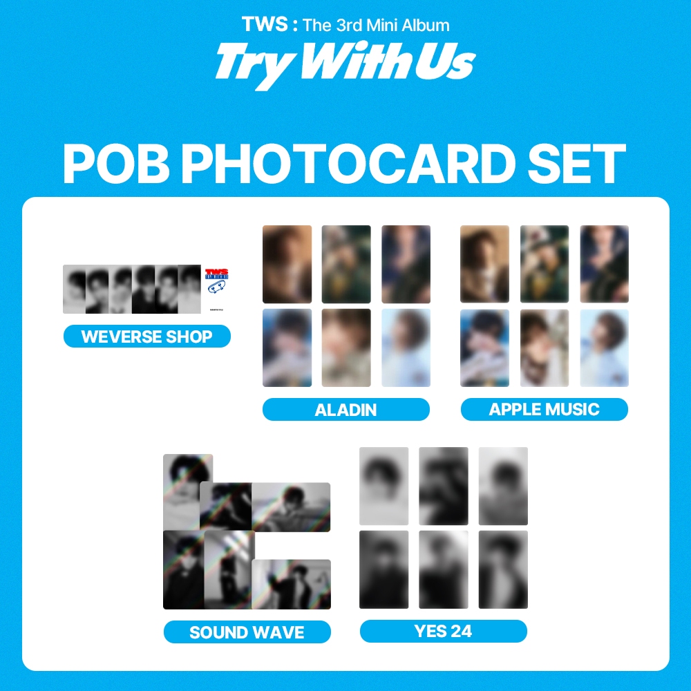 [POB] TWS 3rd Mini Album [ TRY WITH US ( COMPACT Ver ) ] Official POB ...
