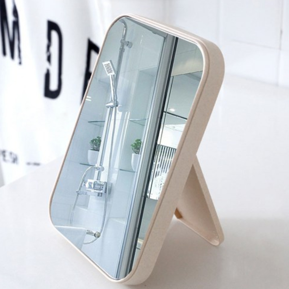 Mudas Pastel Round Edge Rectangle Portable Foldable Tabletop Mirror ...
