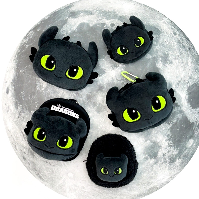 Disney How to Train Your Dragon Toothless Pouch KeyRing Purse Keychain ...