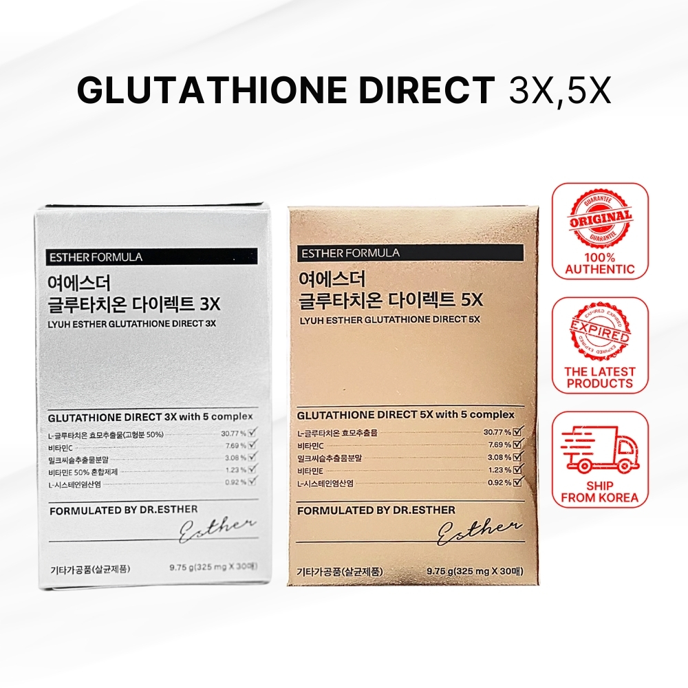 Esther Formula Glutathione Direct 3X,5X Film Skin Whitening Supplement  Upgrade - Radiant Skin Care Beauty Solution | Shopee Malaysia
