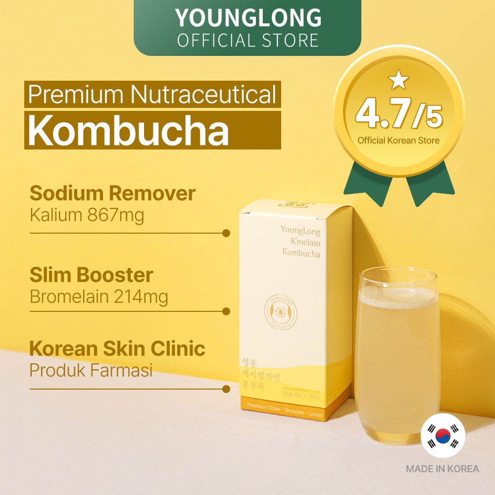 [BUY3 FREE1] YOUNGLONG Premium Korean Potassium Kombucha tea with ...