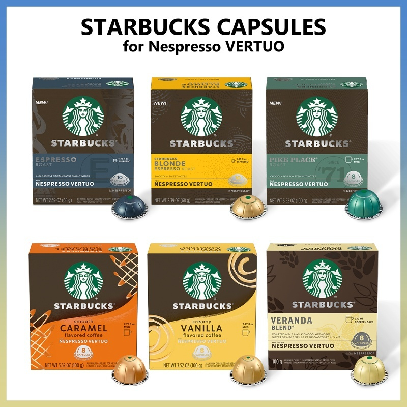 STARBUCKS X Nespresso Vertuo STARBUCKS Coffee Capsules For Nespresso 