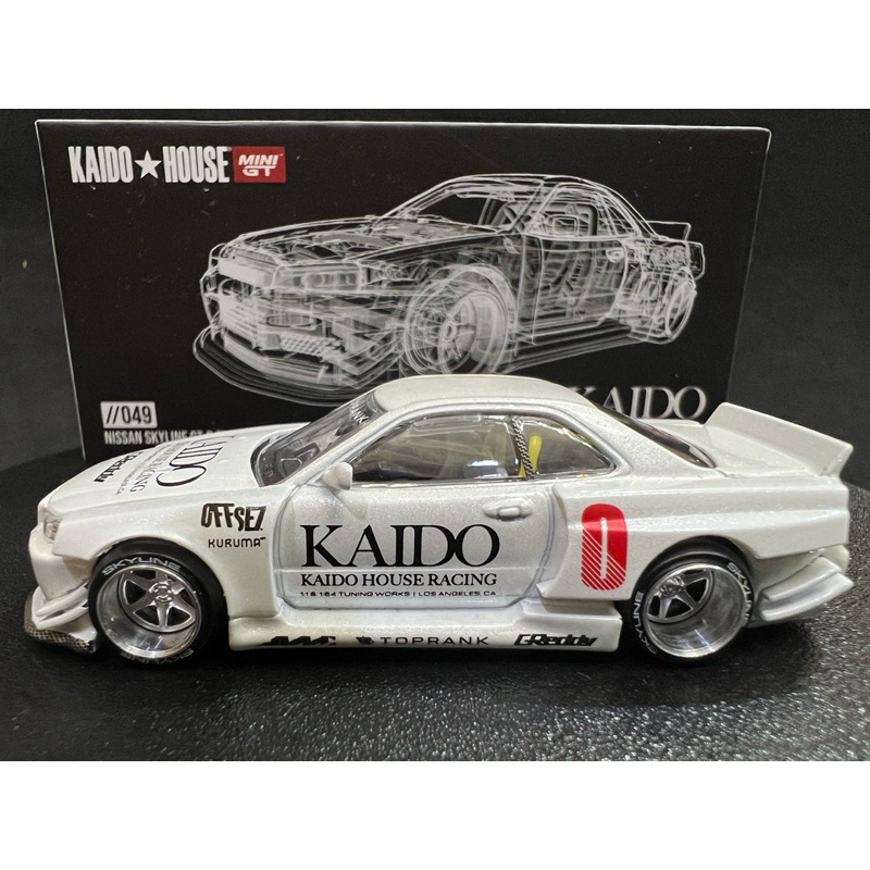 Mini GT Kaido House 1:64 //049 Nissan Skyline GTR R34 Kaido Works