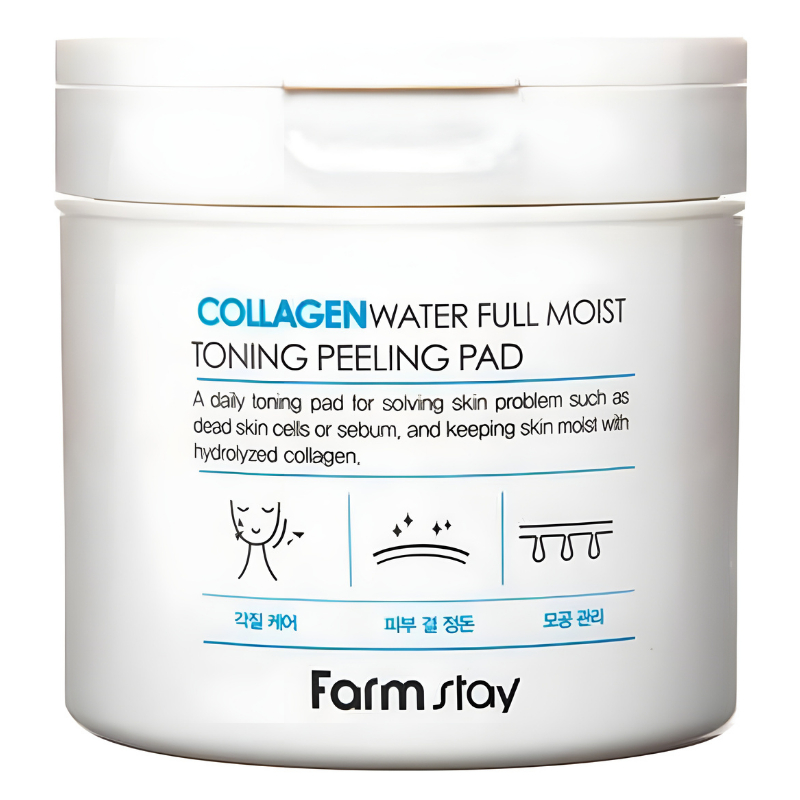Farm Stay Collagen Water Full Moist Toning Peeling Pad (70 pads ...