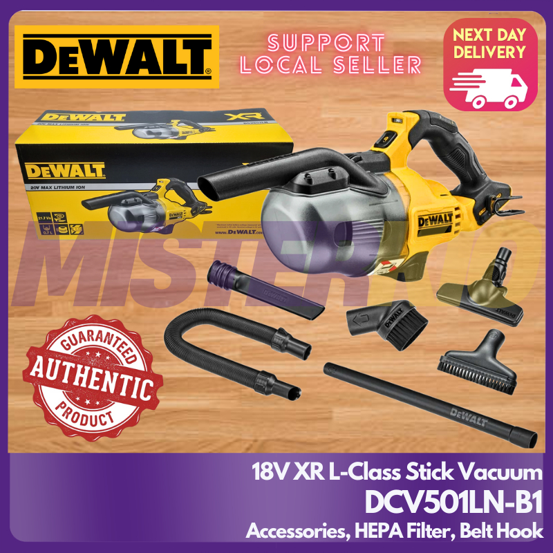 Dewalt 18V Cordless Handheld Vacuum, with attachments for 3 different ...