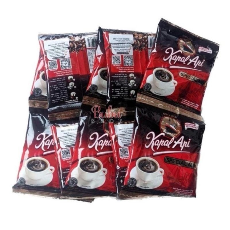 Kopi Kapal Api Minuman Serbuk Instan Kemasan Renceng(1Pack isi 10bks ...